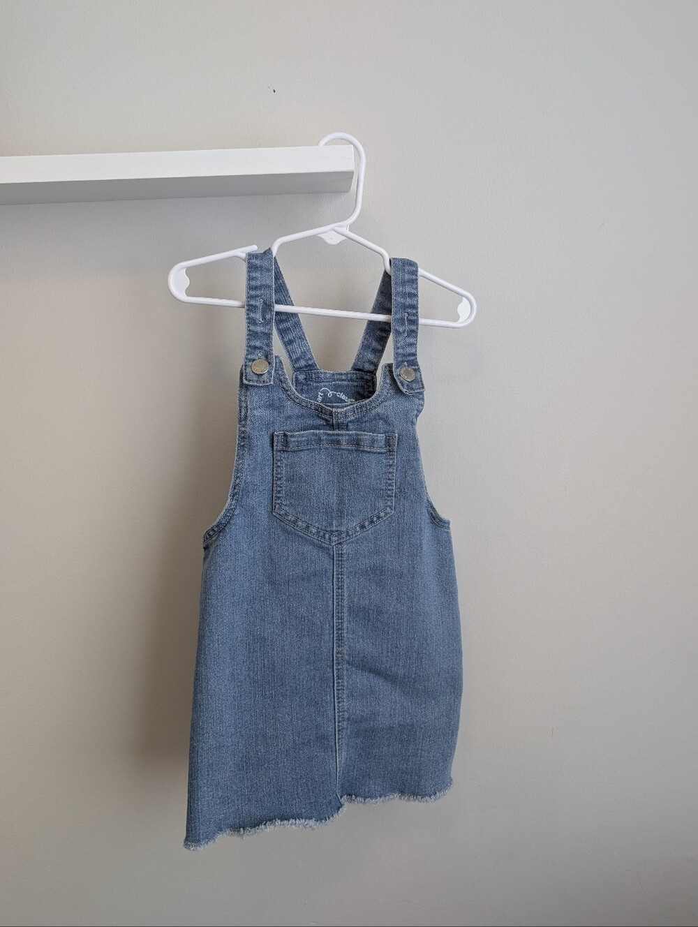 Art Class Jean Dress With Front Pocket